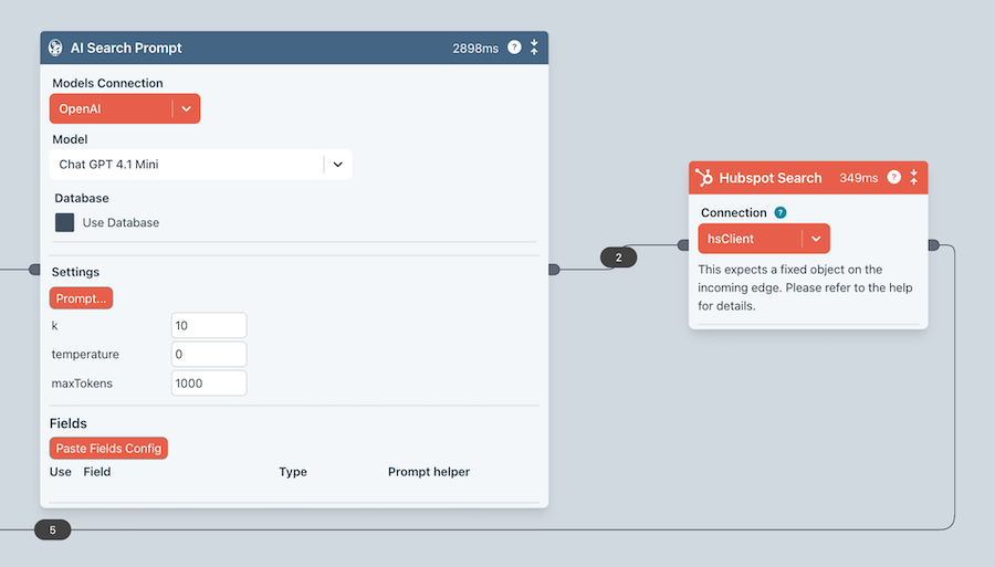 HubSpot search
