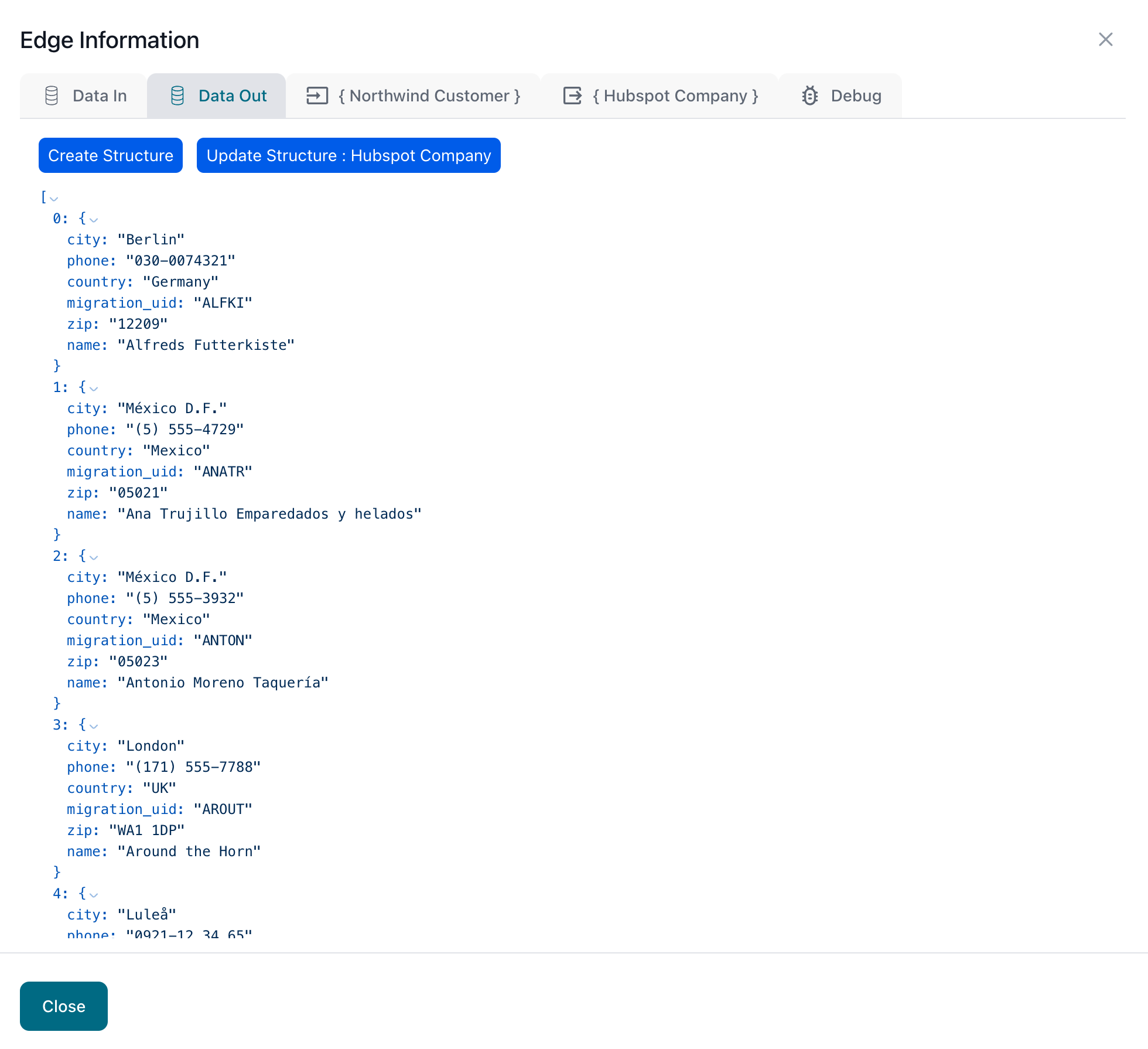 Output Data