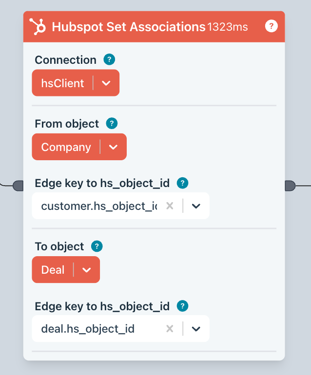 Hubspot set associated Hubspot set associated