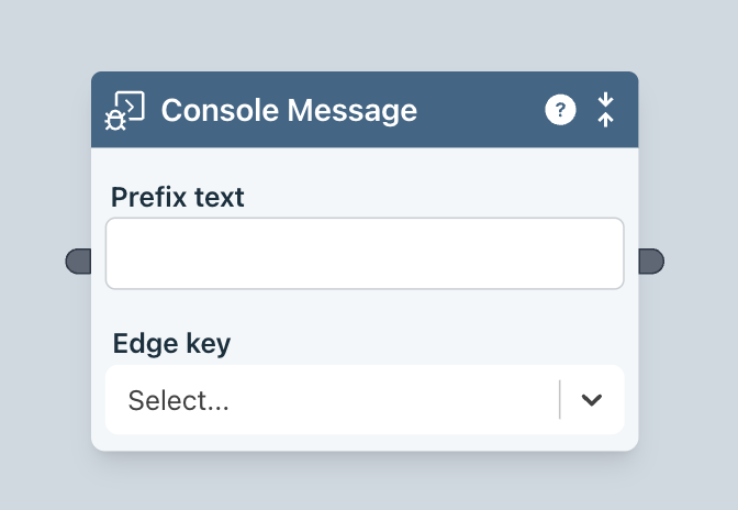 Console message