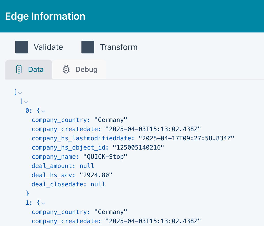 HubSpot get associated data out